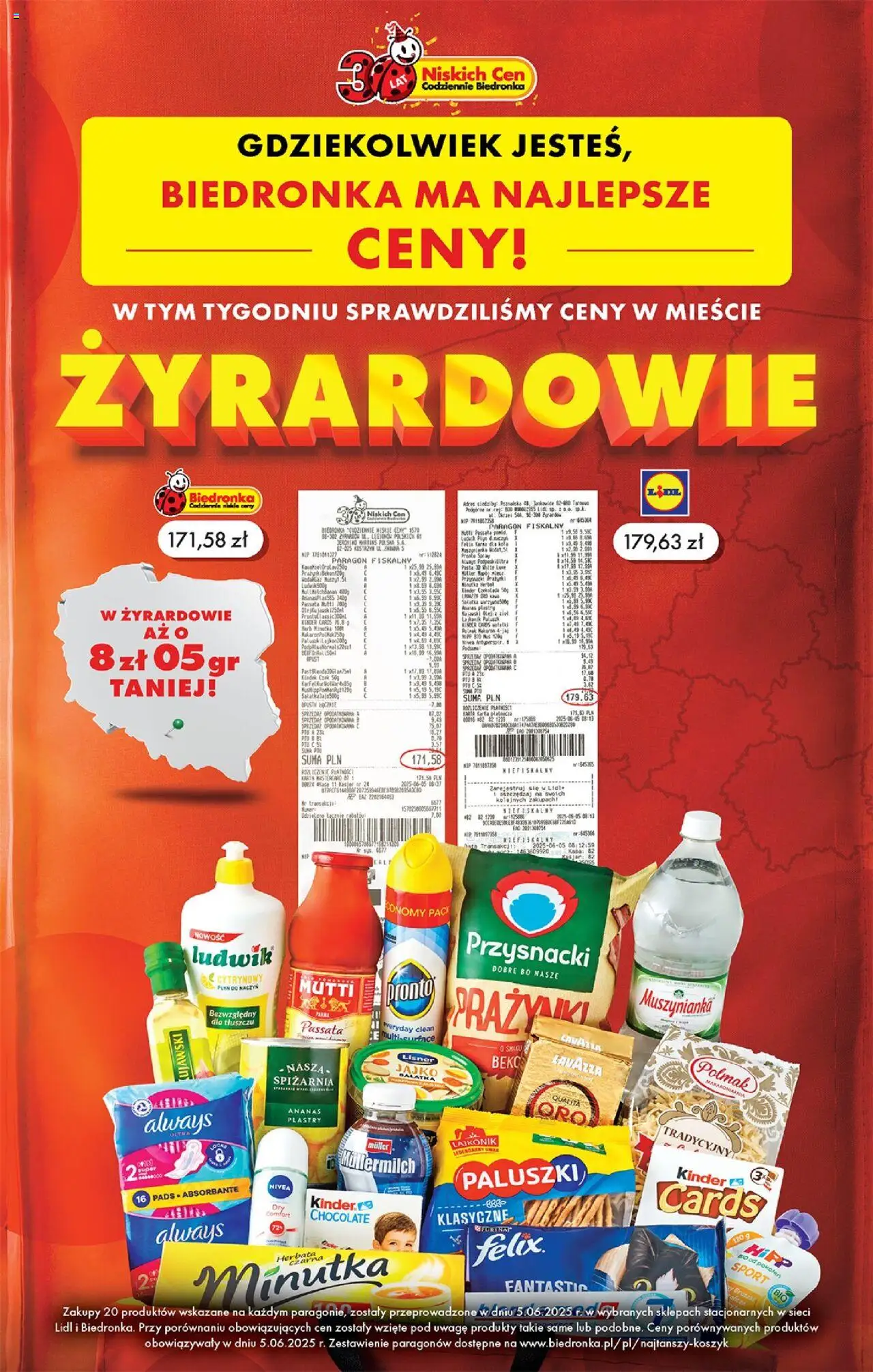 Biedronka gazetka od 09.06.2025 | Strona: 69 | Produkty: Karta, Paluszki, Makaron, Dezodorant
