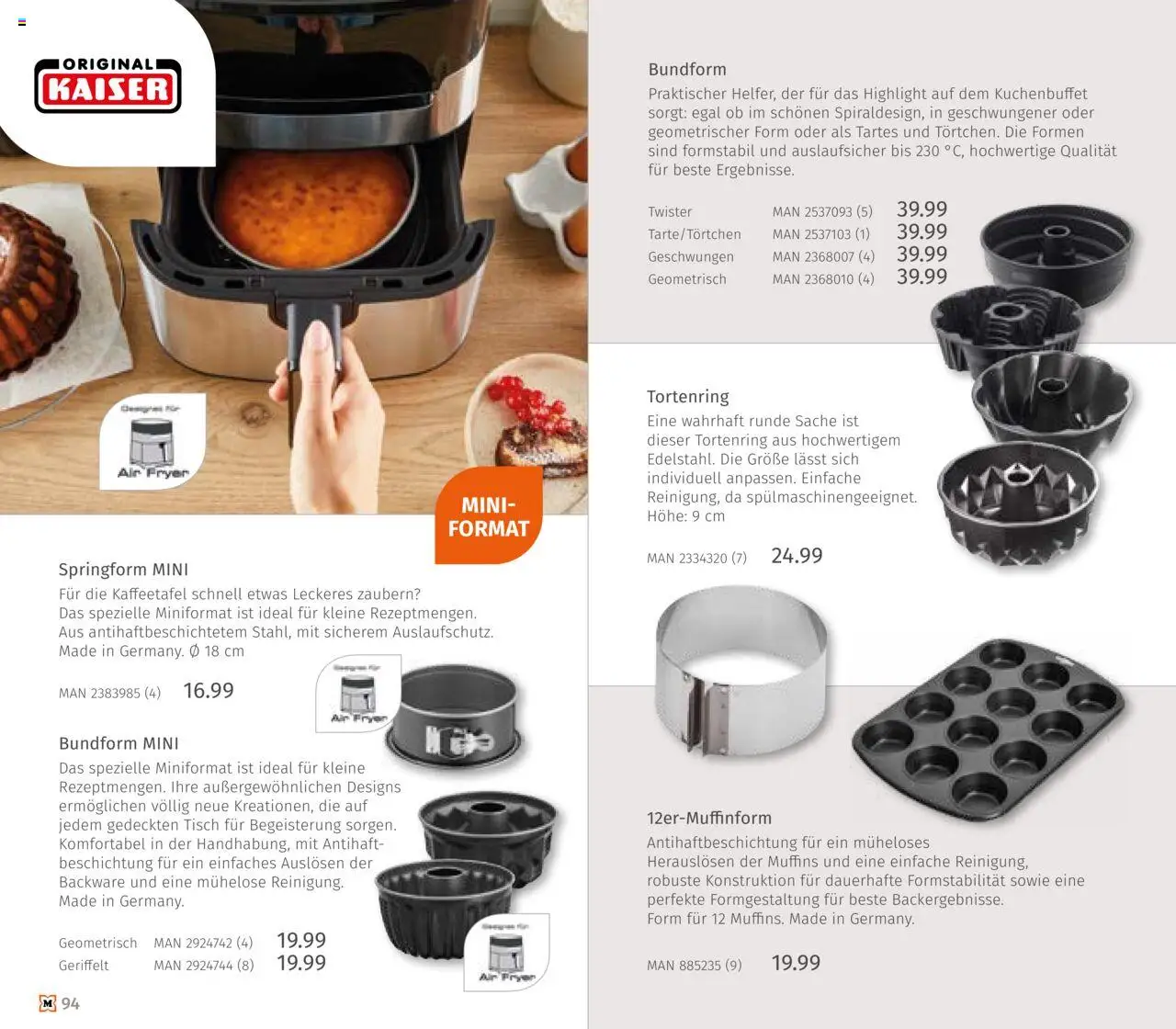 Müller Haushaltskatalog – gültig ab 03.10.2025 | Seite: 94 | Produkte: Tisch