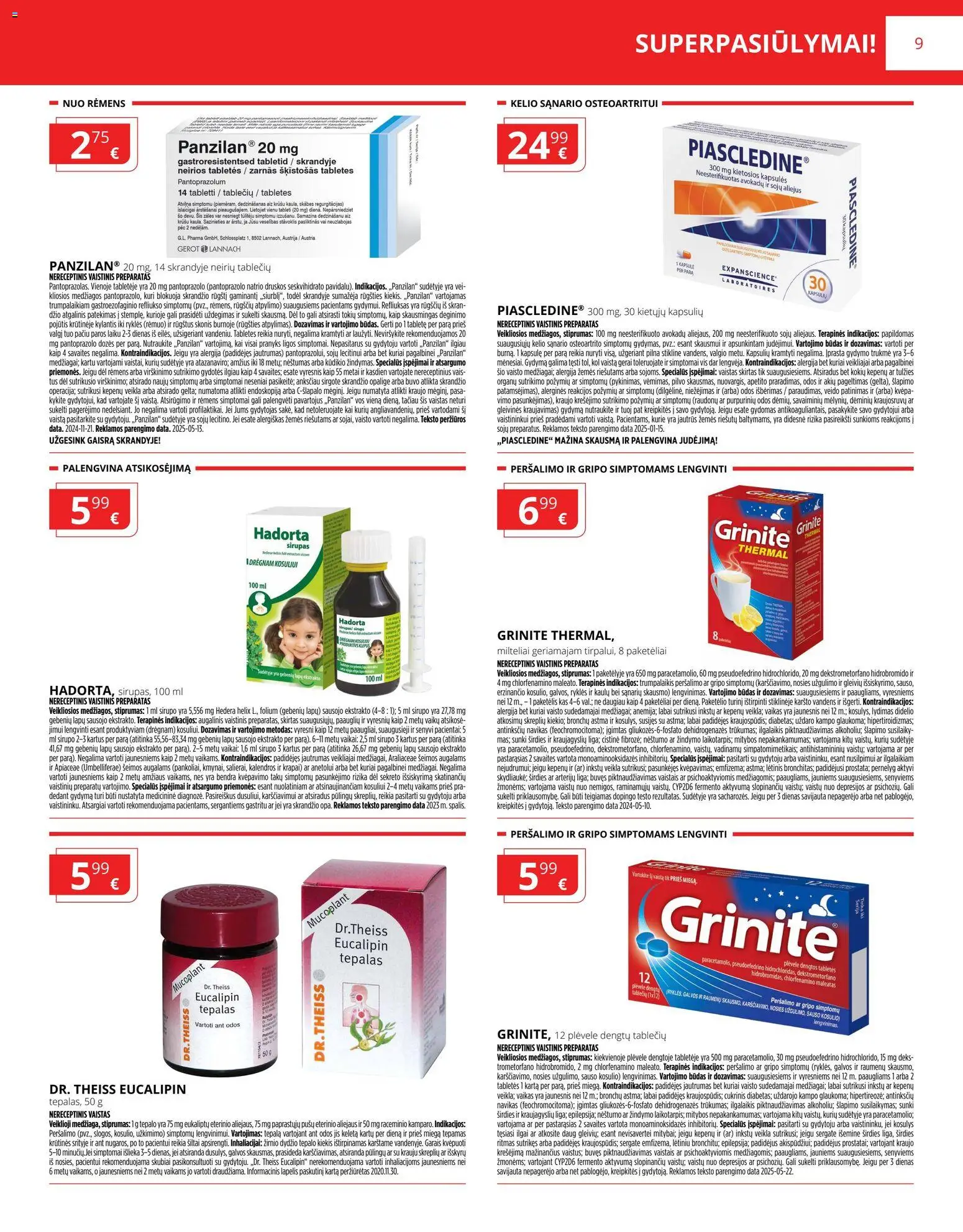 Gintarinė akcijos nuo 01.11.2025 | Puslapis: 9 | Prekių: Aliejus