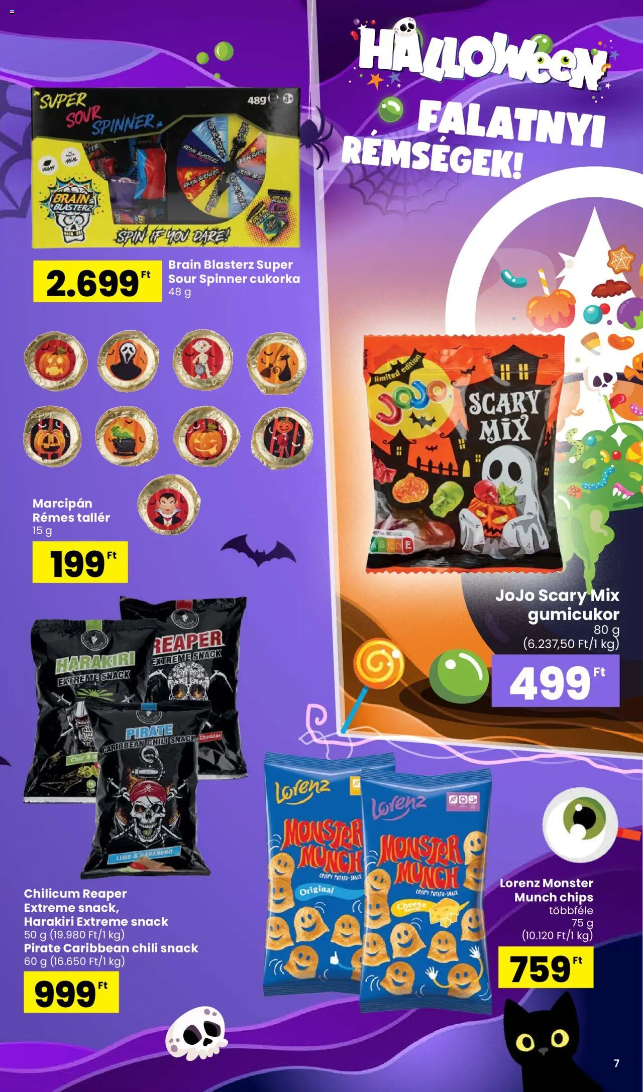 Interspar akciós ujság - amely érvényes a következő dátumtól: 02.10.2025 | Oldal: 7 | Termékek: Lime, Chips, Gumicukor, Cheddar