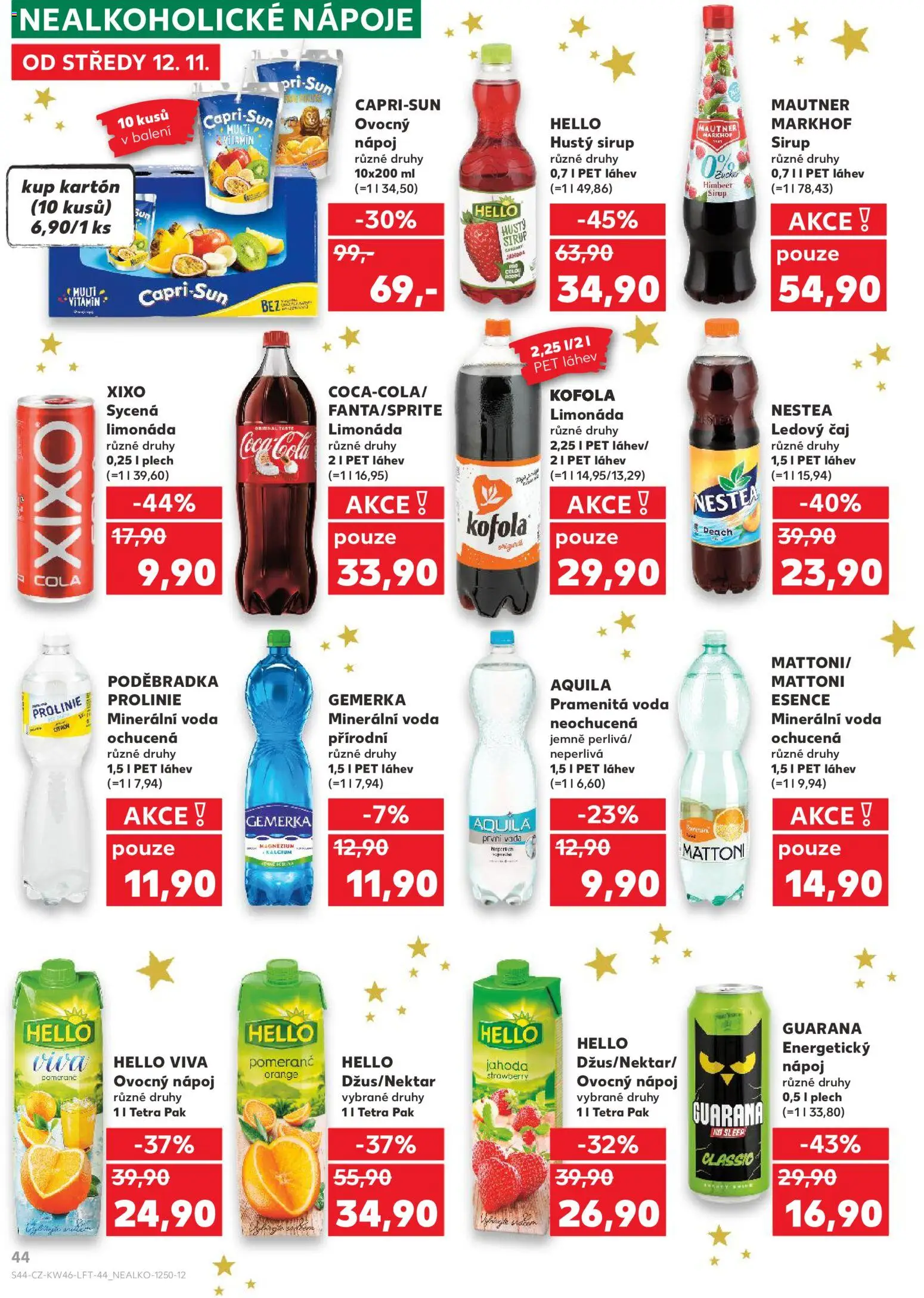 Kaufland leták - Brno od 12.11.2025 | Strana: 44 | Produkty: Gemerka, Plech, Aquila, Prolinie