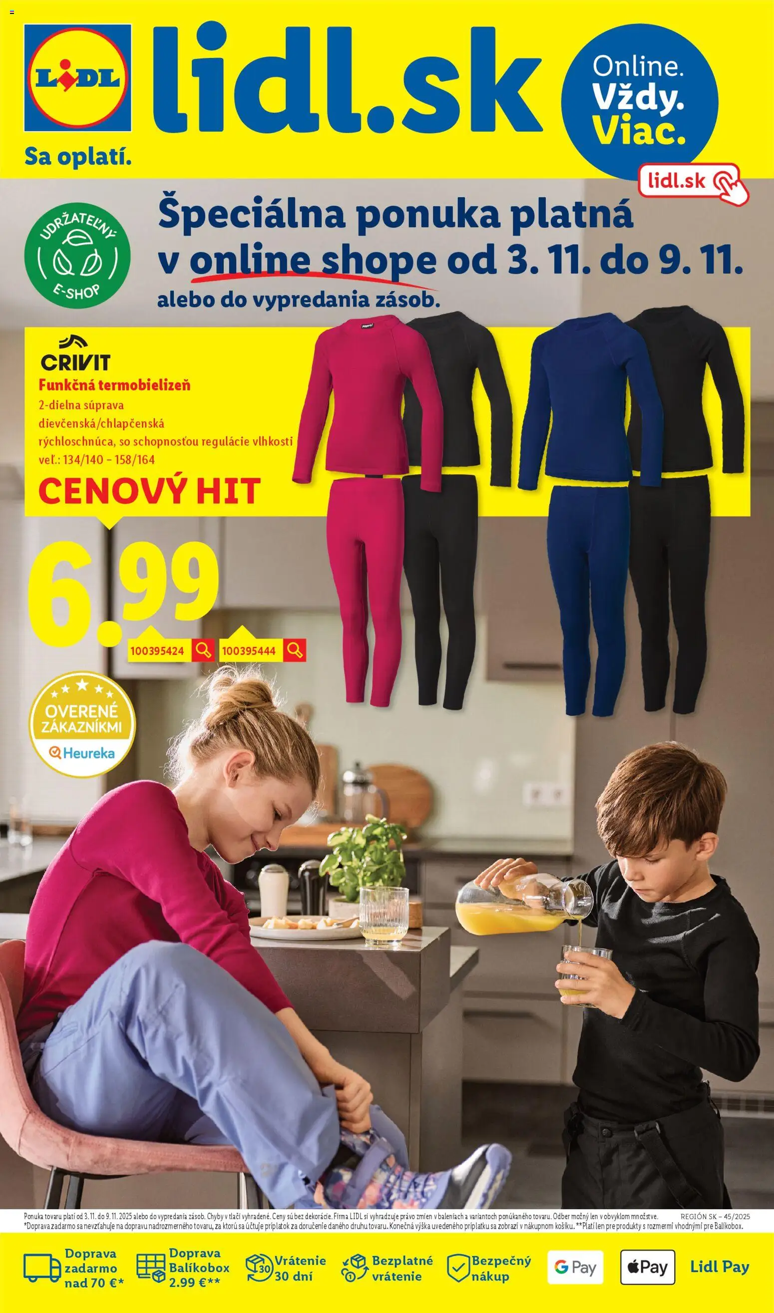 Nové Lidl akcie – leták je platný od 02.11.2025 | Strana: 1