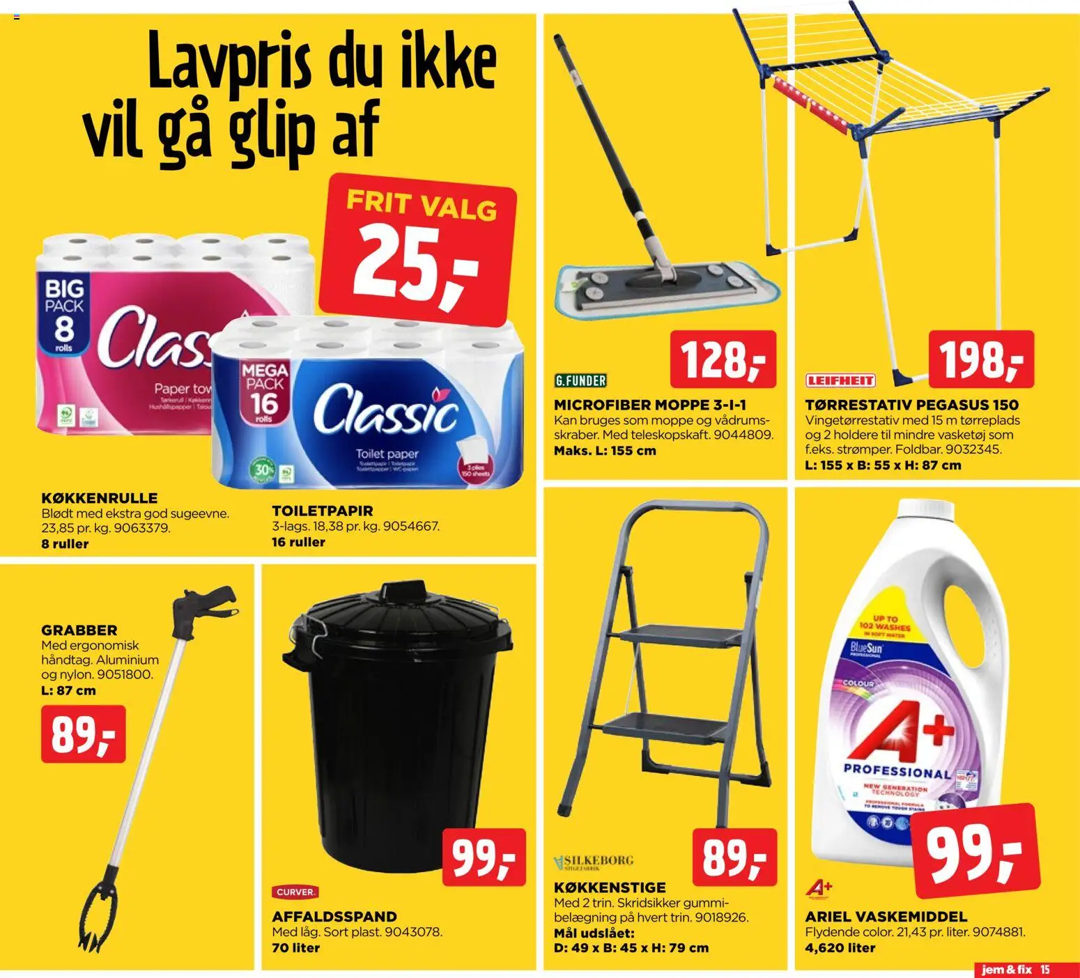 Jem & fix tilbudsavis – gyldig fra 22.02.2026 | Side: 15 | Produkter: Toilet, Søm