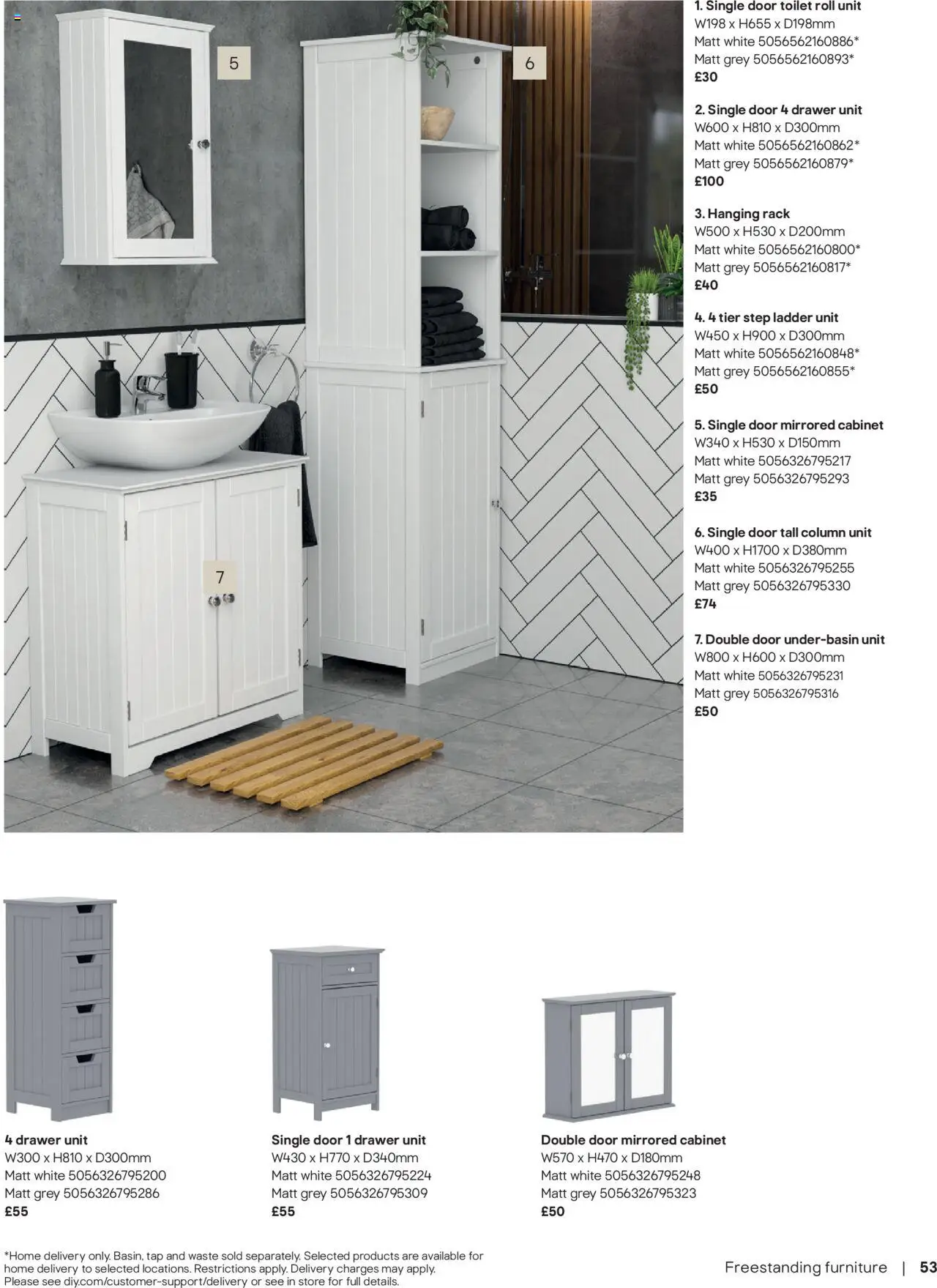  | Page: 53 | Products: Toilet, Ladder, Door, Cabinet
