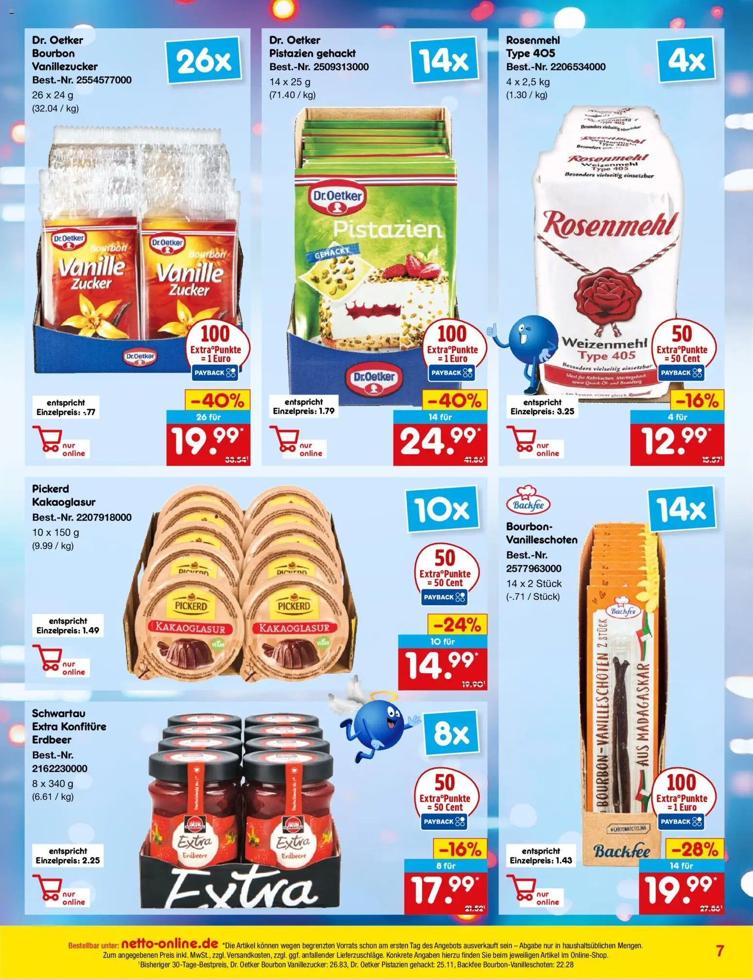 Netto Marken-Discount - Black Friday – gültig ab 01.11.2025 | Seite: 7 | Produkte: Quark, Weizenmehl, Pistazien, Schwartau extra