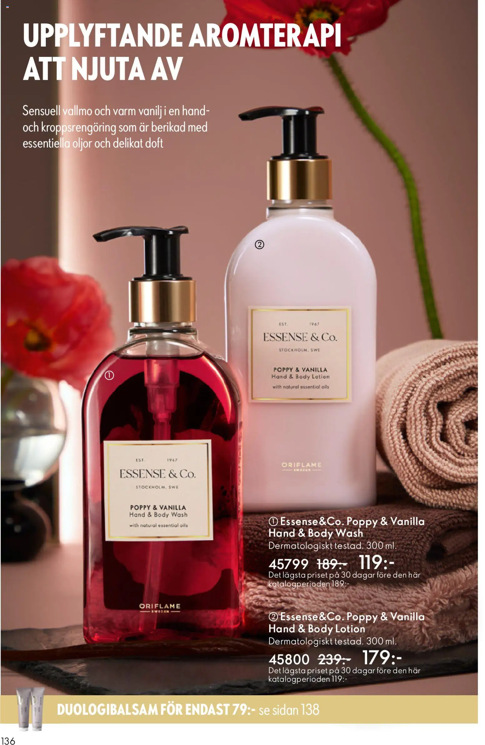 Oriflame reklamblad aktuell från 19.11.2025 | Sida: 136 | Produkter: Doft, Body lotion