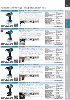 Makita-mainoslehti voimassa 24.03.2026 alkaen | Sivu: 41