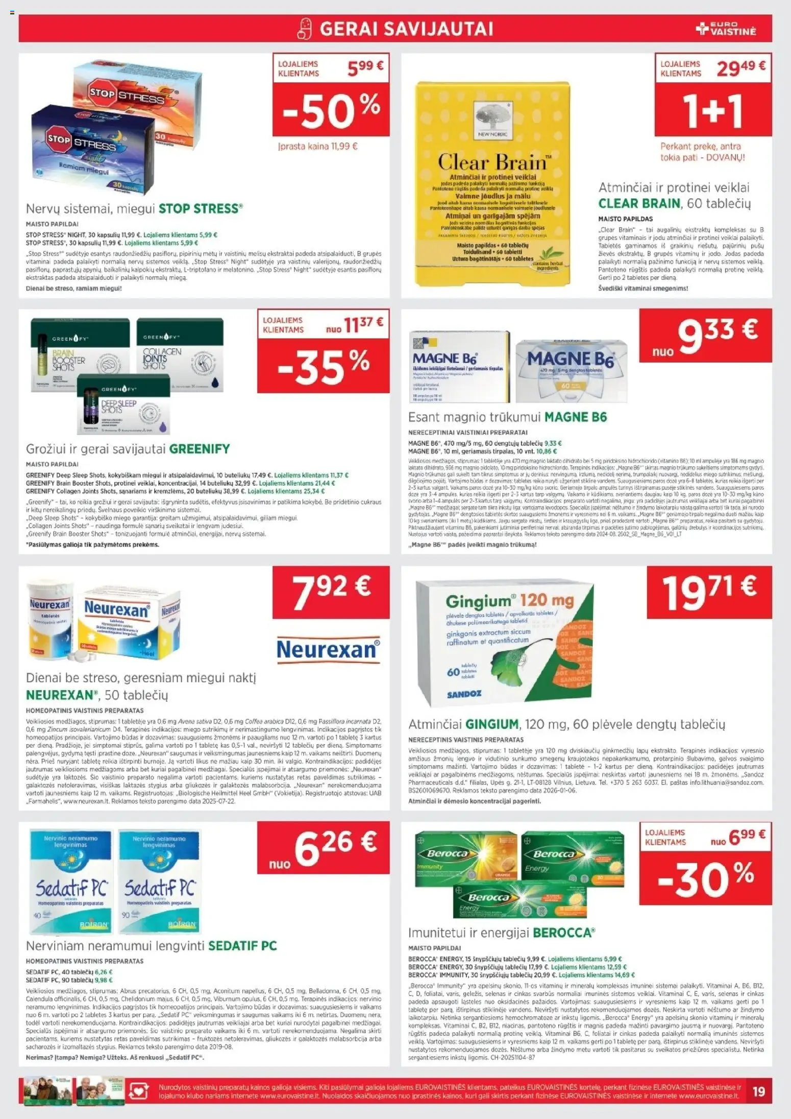 EUROVAISTINĖ akcijos nuo 31.03.2026 | Puslapis: 19