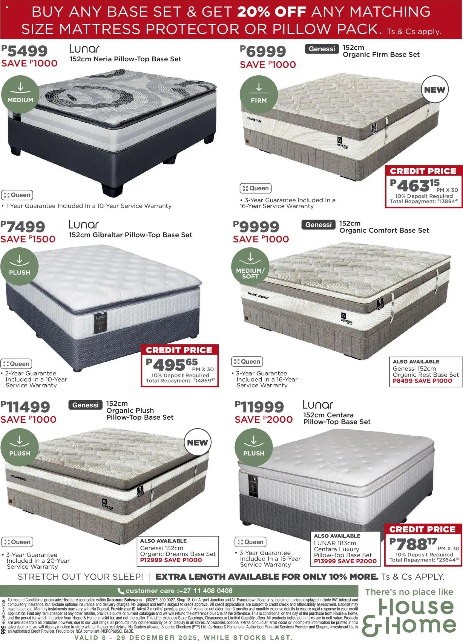 New House and Home catalogue – valid from 08.12.2025 | Page: 16 | Products: Mattress, Pillow