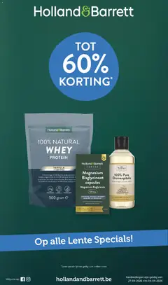 Holland & Barrett Folder / Publicité - Voorbeeld van een folder van Holland & Barrett, geldig van 27.04.2026