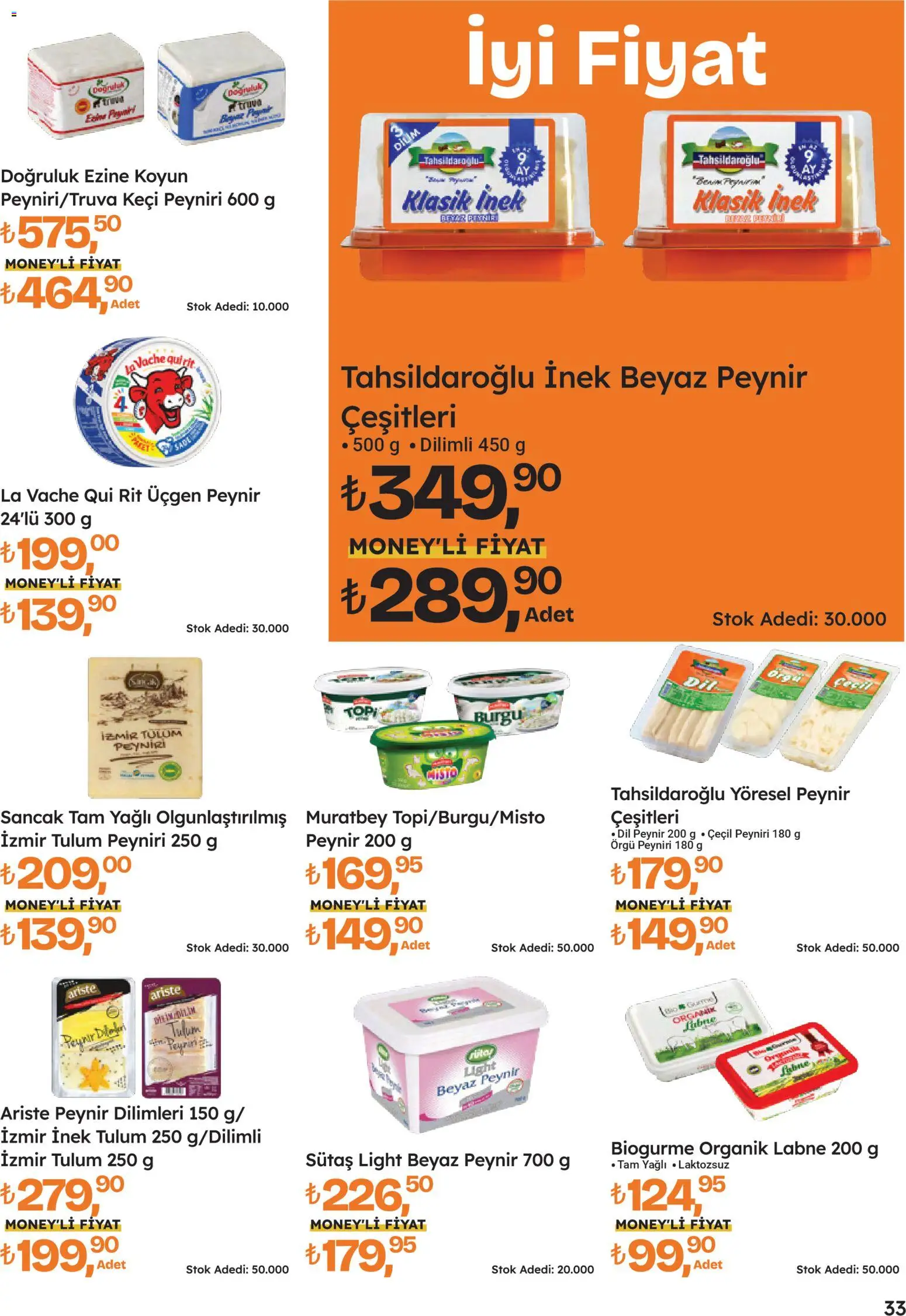 Migros Katalog - 5M Migroskop Dijital - 16.04.2026 tarihinden itibaren geçerlidir | Sayfa: 33 | Ürünler: Peynir, Tulum