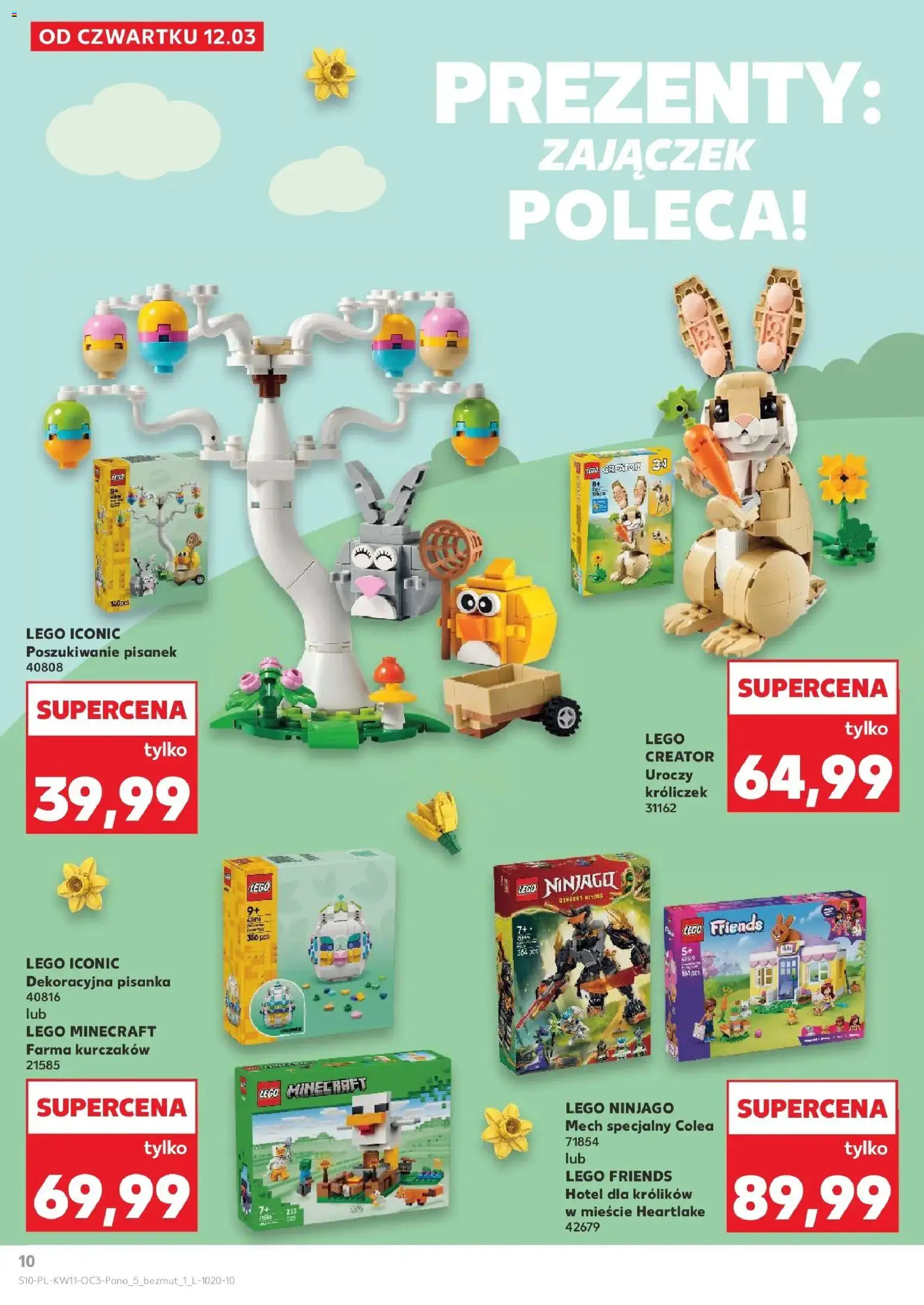 Kaufland gazetka - Dom na Wielkanoc od 12.03.2026 | Strona: 10 | Produkty: Lego