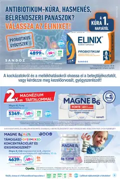 Gyöngy Patikák akciós újság - amely érvényes a következő dátumtól: 01.04.2026 | Oldal: 9