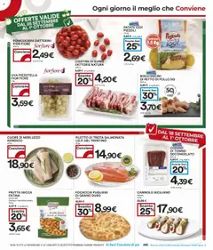 Volantino COOP del 18.09.2025 | Pagina: 5 | Prodotti: Pollo, Merluzzo, Focaccia, Sale