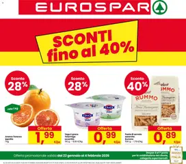 Anteprima del volantino Volantino Eurospar	 valido a partire dal 22.01.2026
