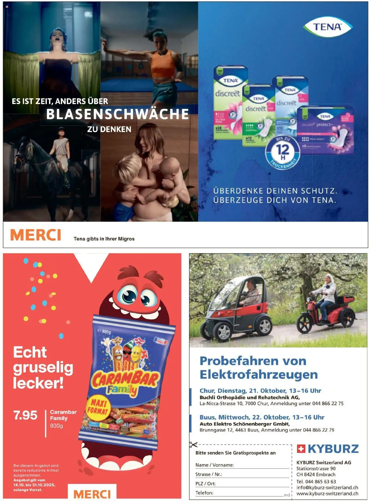 Migros Magazin – gültig ab 13.10.2025 | Seite: 41 | Produkte: Telefon, Uhr