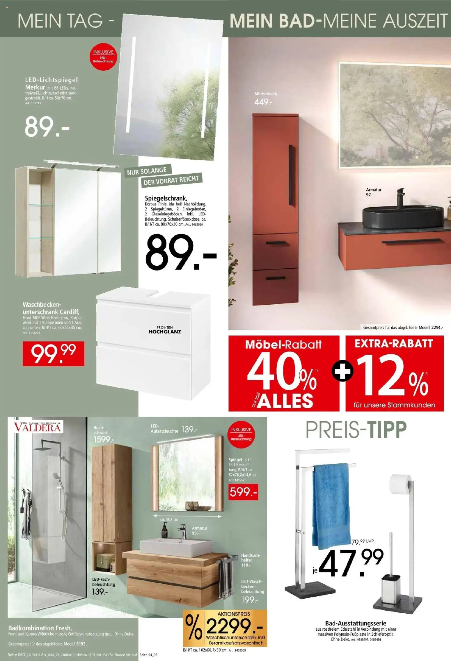 Zurbrüggen - Zurbrüggen: Küchen für ihr Zuhause – gültig ab 03.04.2026 | Seite: 14 | Produkte: Waschbecken, Armatur, Unterschrank, Midischrank