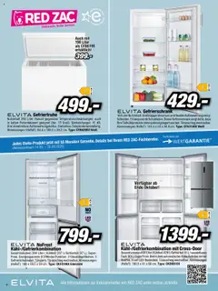 RED ZAC Flugblatt ab 17.09.2025 gültig | Seite: 6 | Produkte: Gefrierschrank