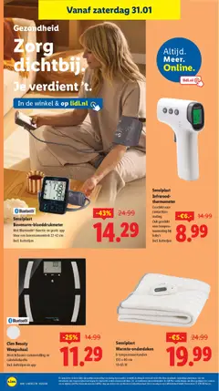 Lidl - Folder week 5 - Voorbeeld van een folder van Lidl, geldig van 26.01.2026 | Pagina: 39 | Producten: Monitor, Thermometer, Batterijen, Bluetooth