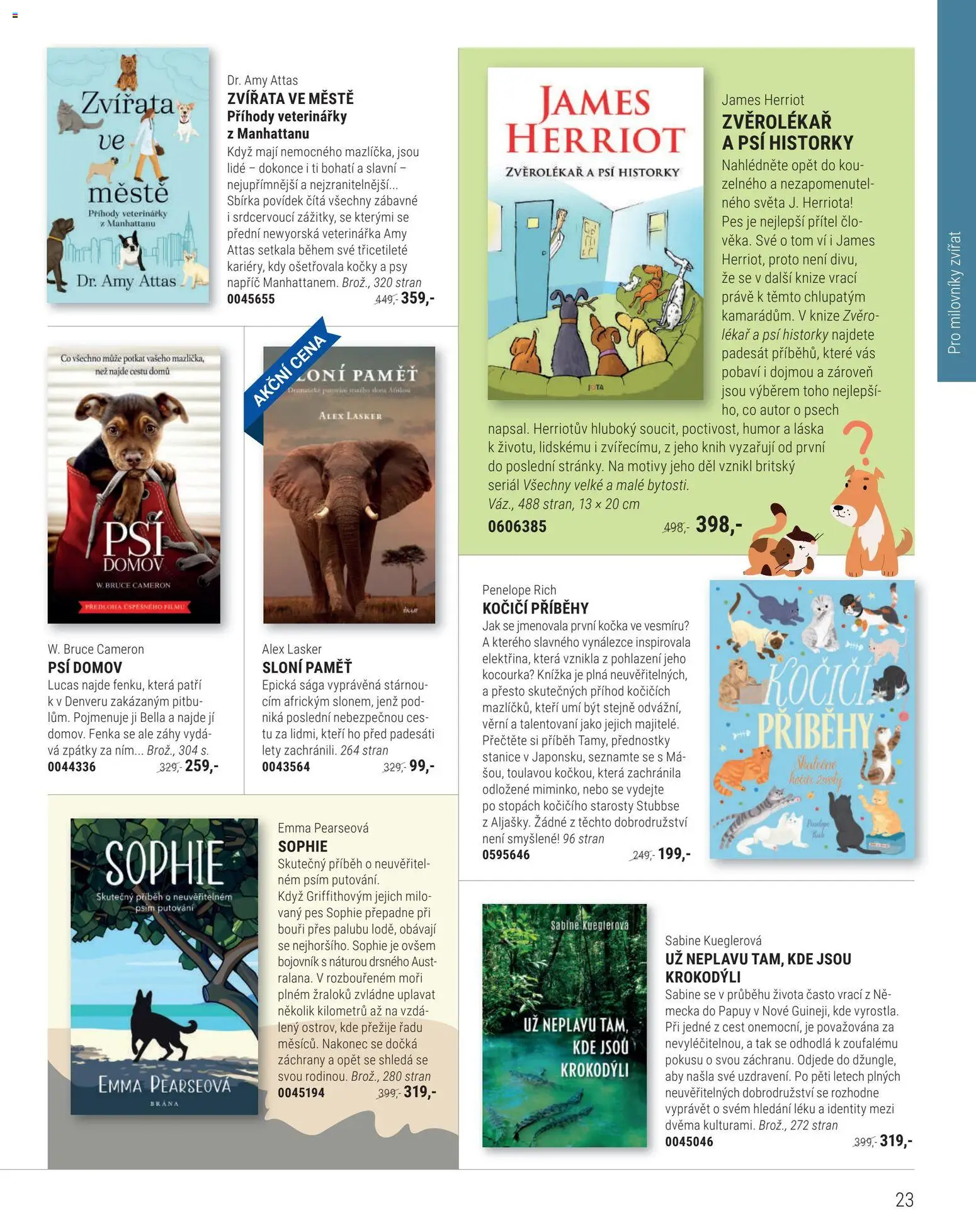 Knižní klub leták od 01.01.2026 | Strana: 23 | Produkty: Knížka, Pes