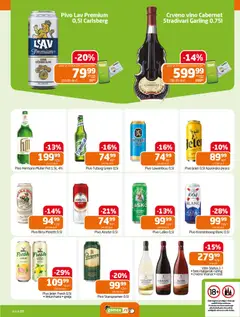Gomex katalog  - pregled Gomex kataloga - važi od 04.03.2026 | Strana: 23 | Proizvode: Birra Moretti, Pivo, Carlsberg, Limun