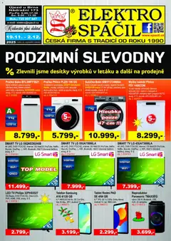 Náhled letáku Elektro Spáčil leták od 19.11.2025