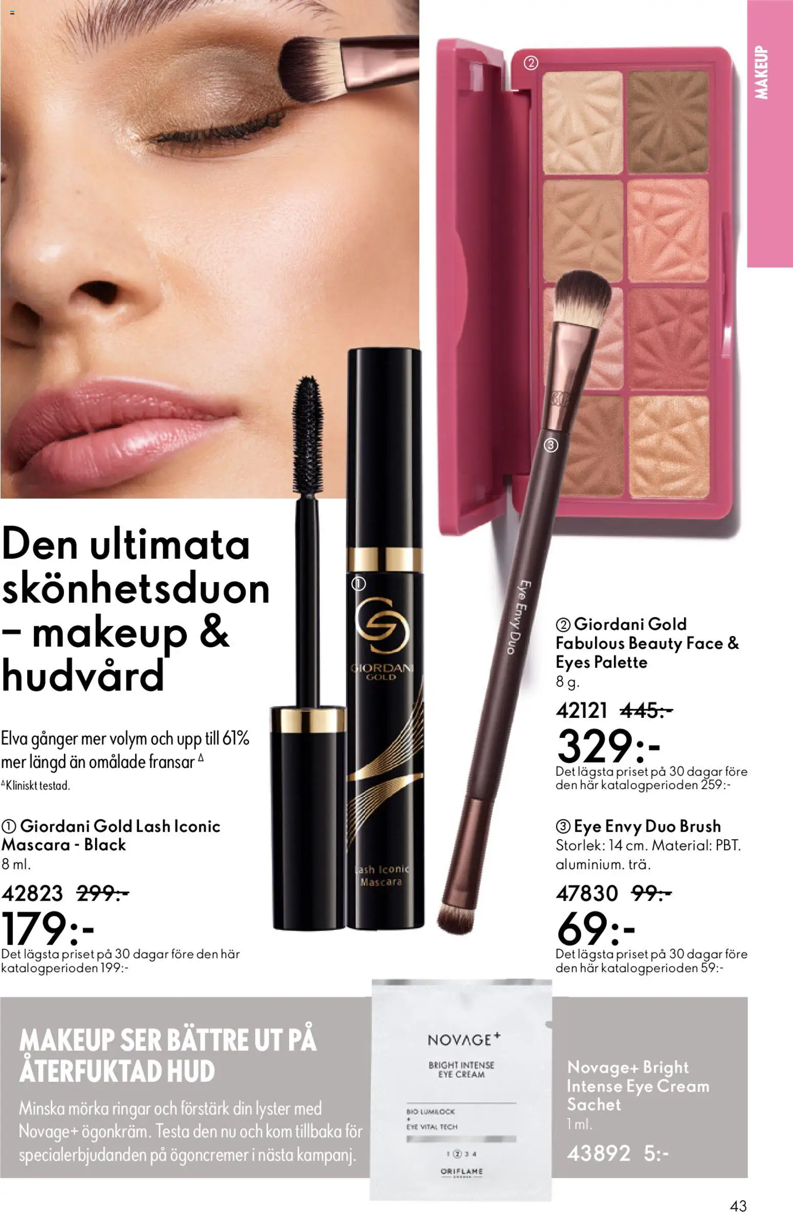 Oriflame reklamblad aktuell från 29.10.2025 | Sida: 43 | Produkter: Mascara