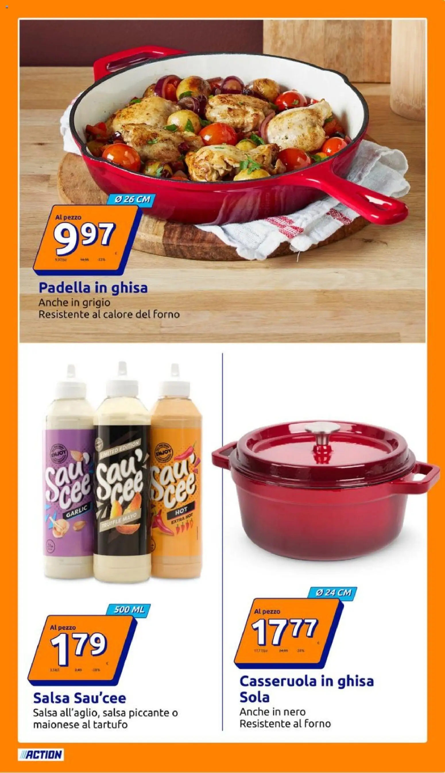 Volantino Action del 17.12.2025 | Pagina: 11 | Prodotti: Tartufo, Salsa, Forno, Casseruola