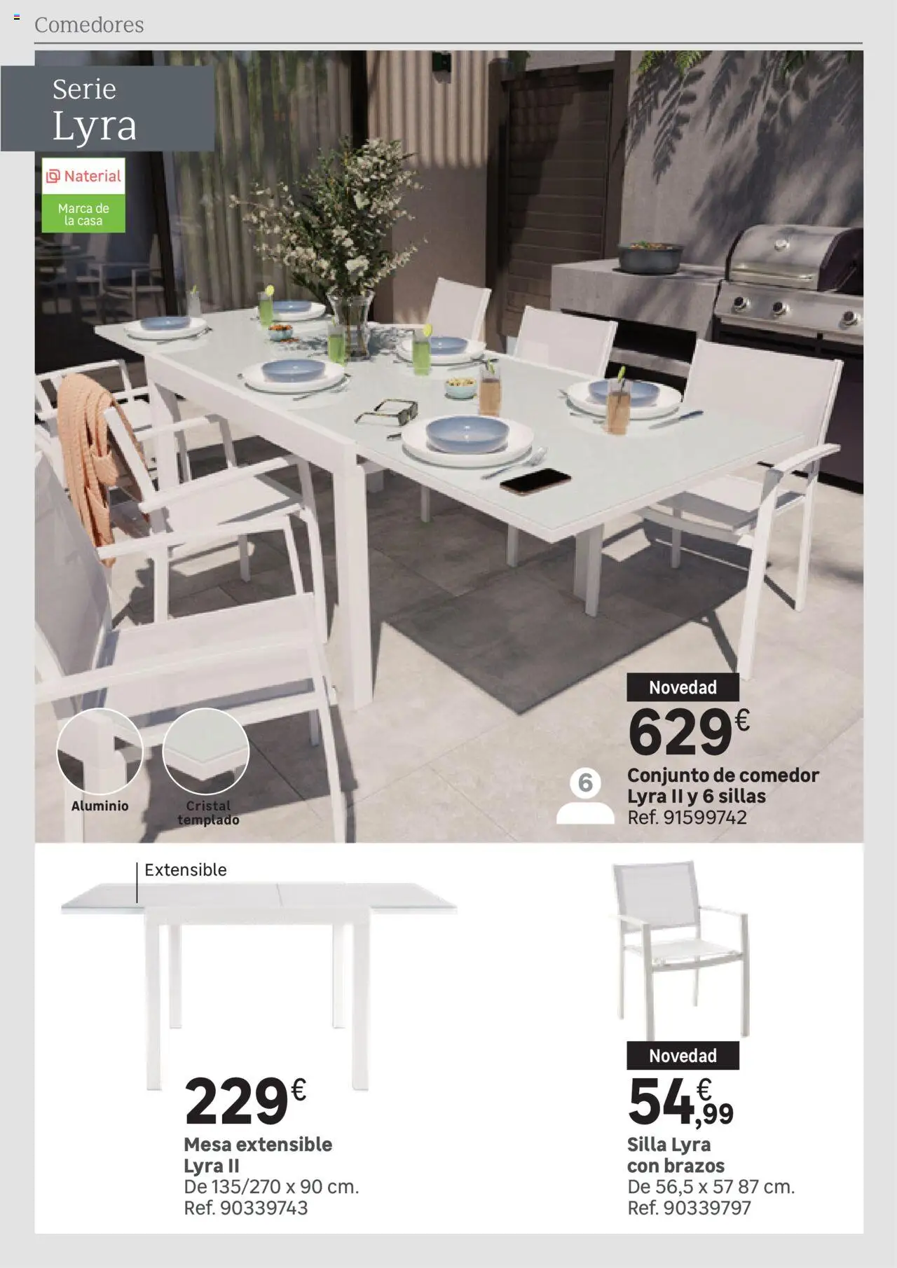 Leroy Merlin catálogo │ válido desde el 25.03.2025 | Página: 32 | Productos: Mesa extensible, Mesa, Silla