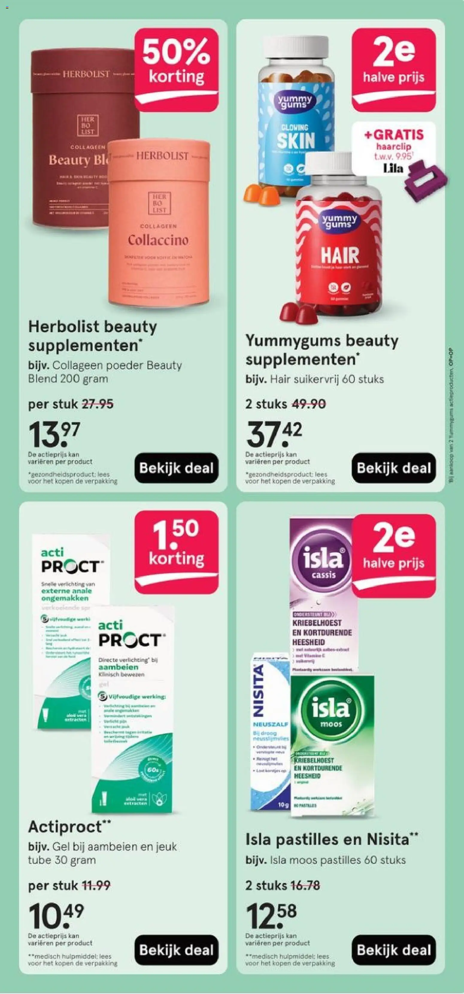 {H1} | Pagina: 41 | Producten: Haarclip, Kan, Cassis, Poeder