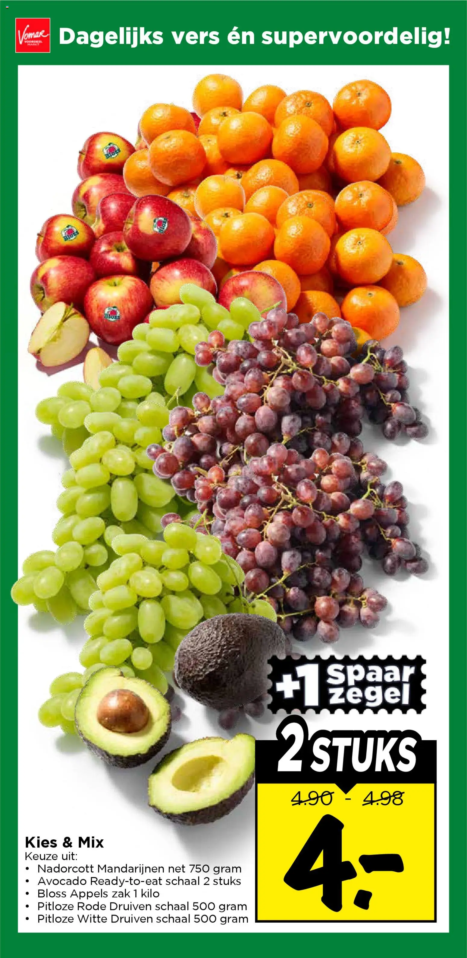 {H1} | Pagina: 16 | Producten: Avocado, Mandarijnen, Schaal, Druiven