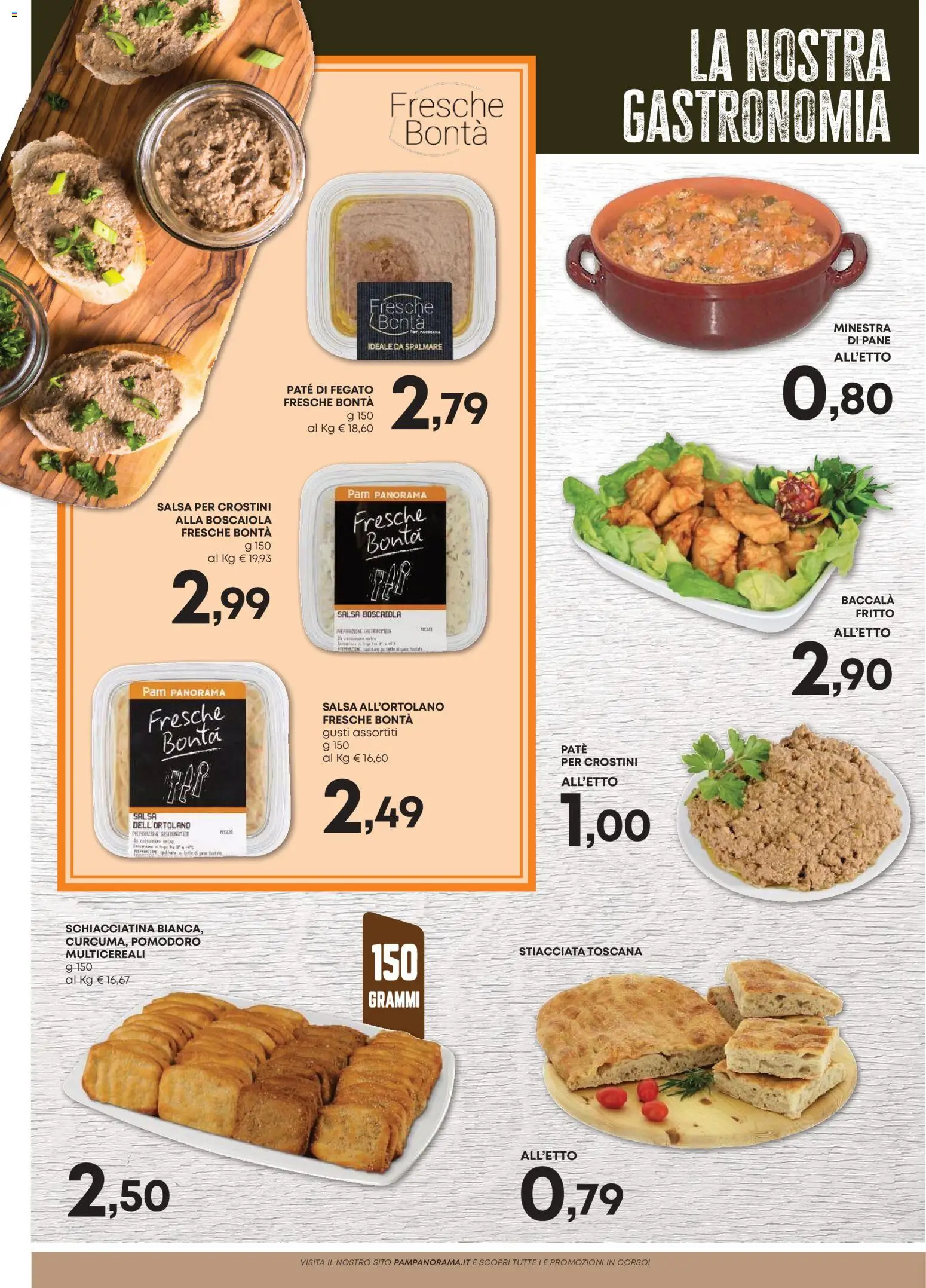 Volantino Panorama del 23.10.2025 | Pagina: 4 | Prodotti: Paté, Pane, Salsa, Crostini