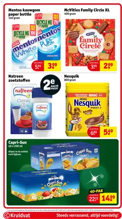 Kruidvat folder week 50 - Voorbeeld van een folder van Kruidvat, geldig van 09.12.2025 | Pagina: 70 | Producten: Bourbon, Kan, Papier, Fruit