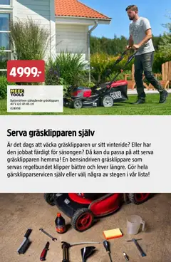 Jula erbjudanden - Förhandsvisning av reklamblad från butik Jula aktuell från 26.02.2026 | Sida: 18 | Produkter: Gräsklippare