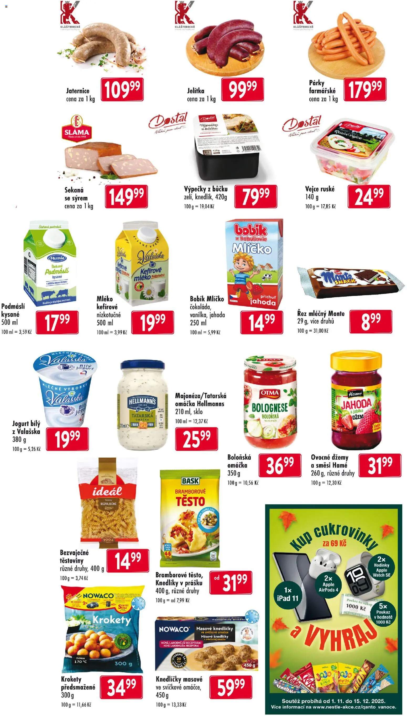 Astur & Qanto - Leták od 27.11.2025 | Strana: 2 | Produkty: Sekaná, Apple, Hellmann's, Těsto