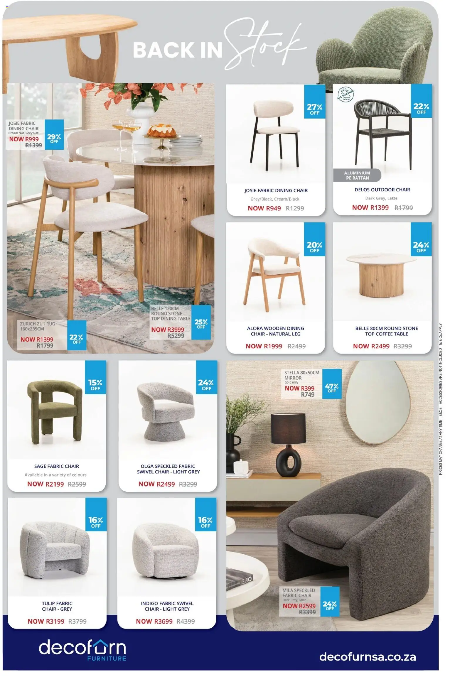 New Decofurn catalogue – valid from 26.01.2026 | Page: 3 | Products: Rug, Table, Coffee, Cream