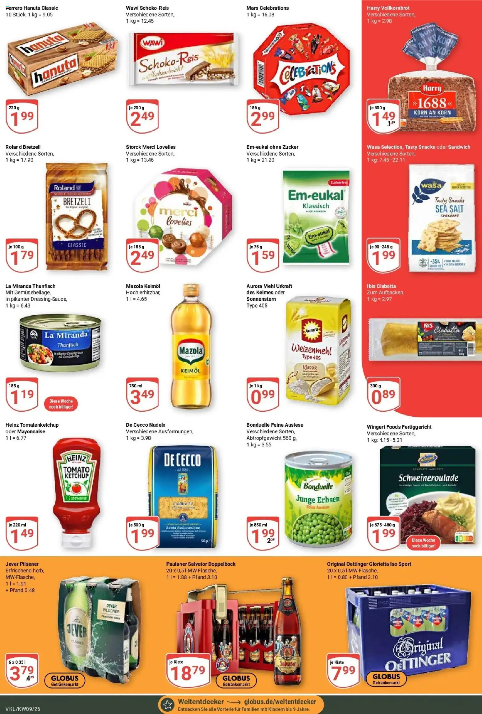 Globus Prospekt Völklingen – gültig ab 23.02.2026 | Seite: 5 | Produkte: Mayonnaise, Jever, Erbsen, Paulaner