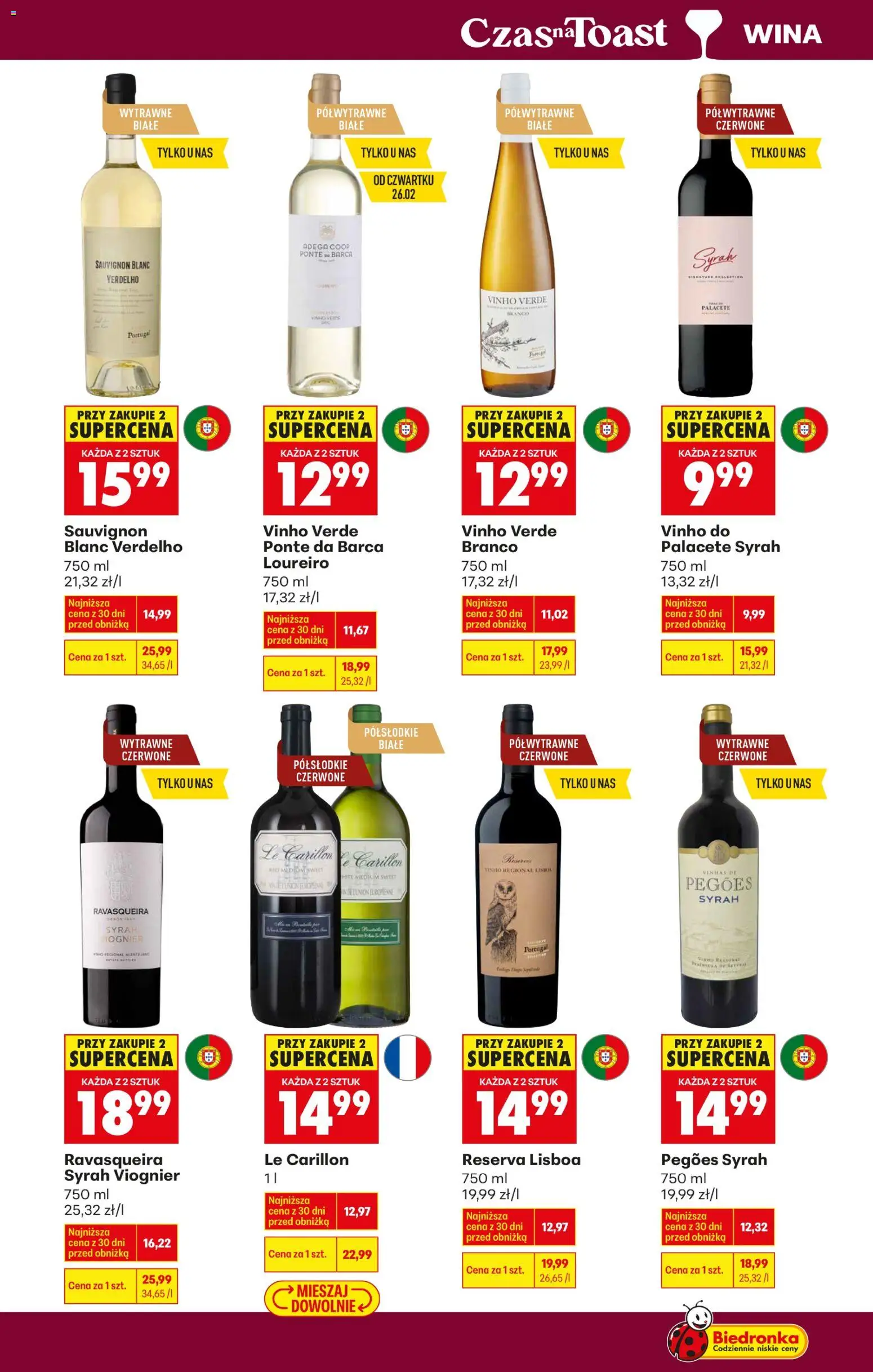 Biedronka Polsko leták - Czas na toast od 23.02.2026 | Strana: 15