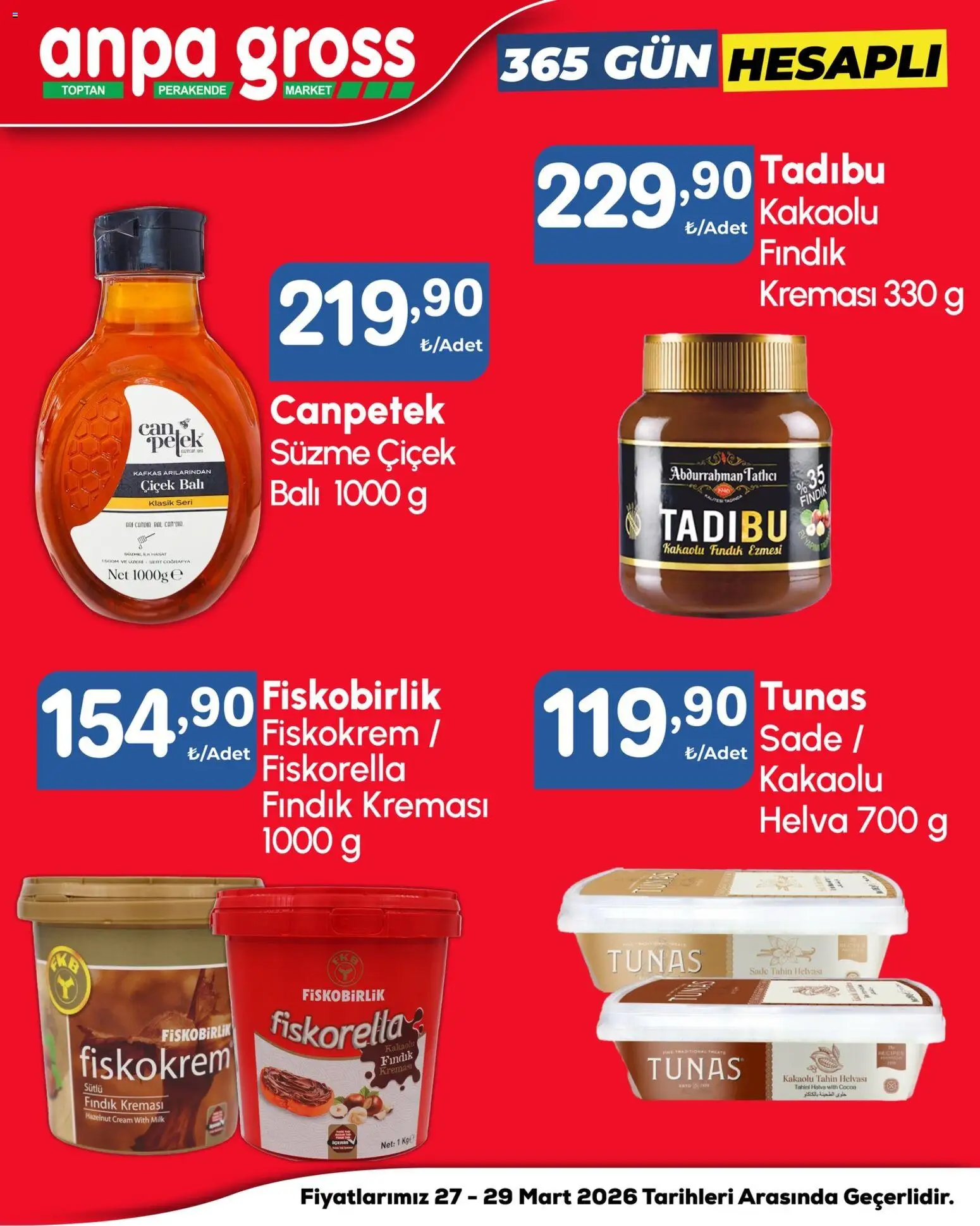 Anpa Gross Katalog - 27.03.2026 tarihinden itibaren geçerlidir | Sayfa: 6 | Ürünler: Fındık