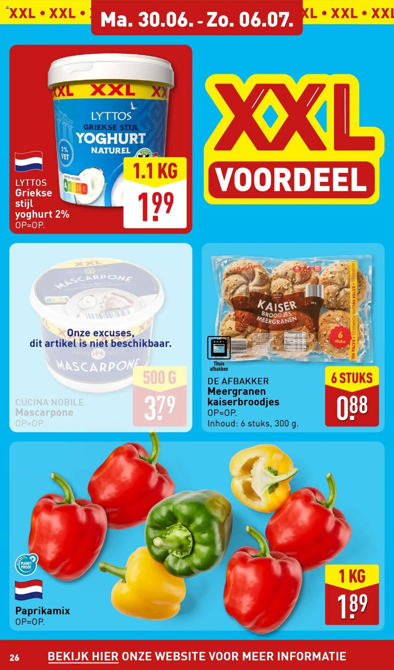  | Pagina: 26 | Producten: Yoghurt, Broodjes