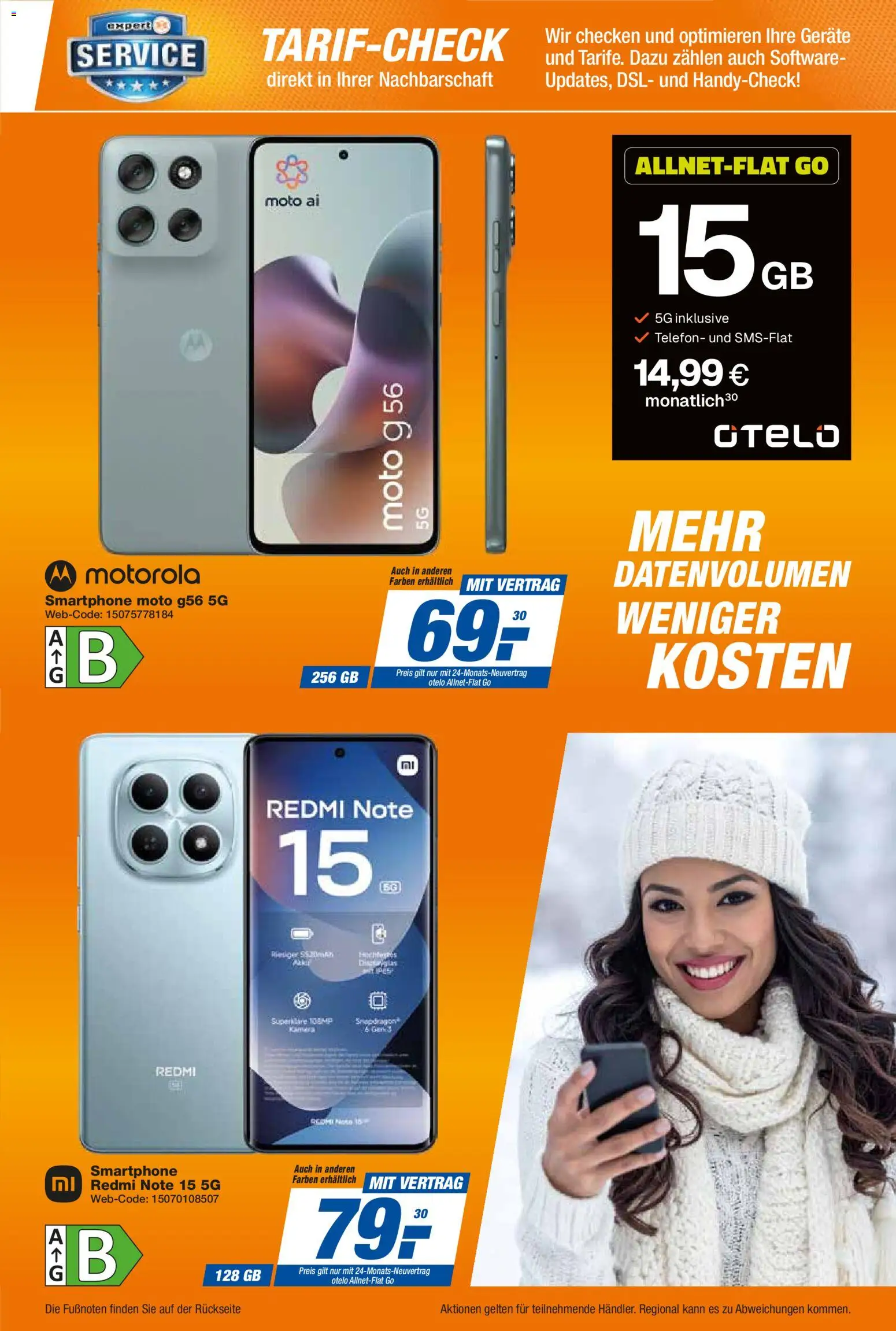 Expert Smarthphone Highlights im Januar – gültig ab 01.01.2026 | Seite: 13 | Produkte: Telefon, Smartphone