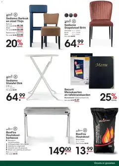 Sligro - Bigdeals cafetaria - Voorbeeld van een folder van Sligro, geldig van 19.02.2026 | Pagina: 63 | Producten: Zak, Stoel