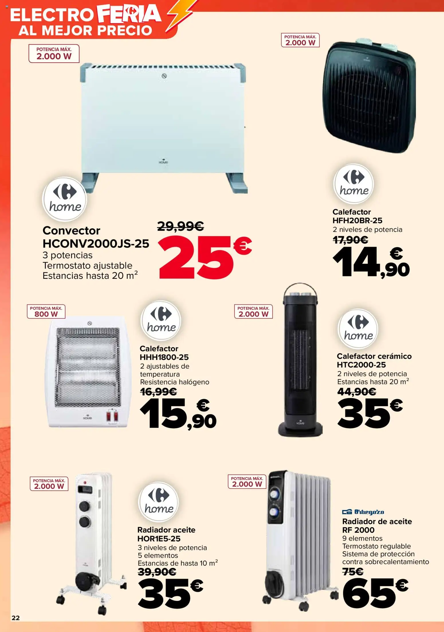 Carrefour folleto │ válido desde el 28.10.2025 | Página: 22 | Productos: Aceite, Radiador