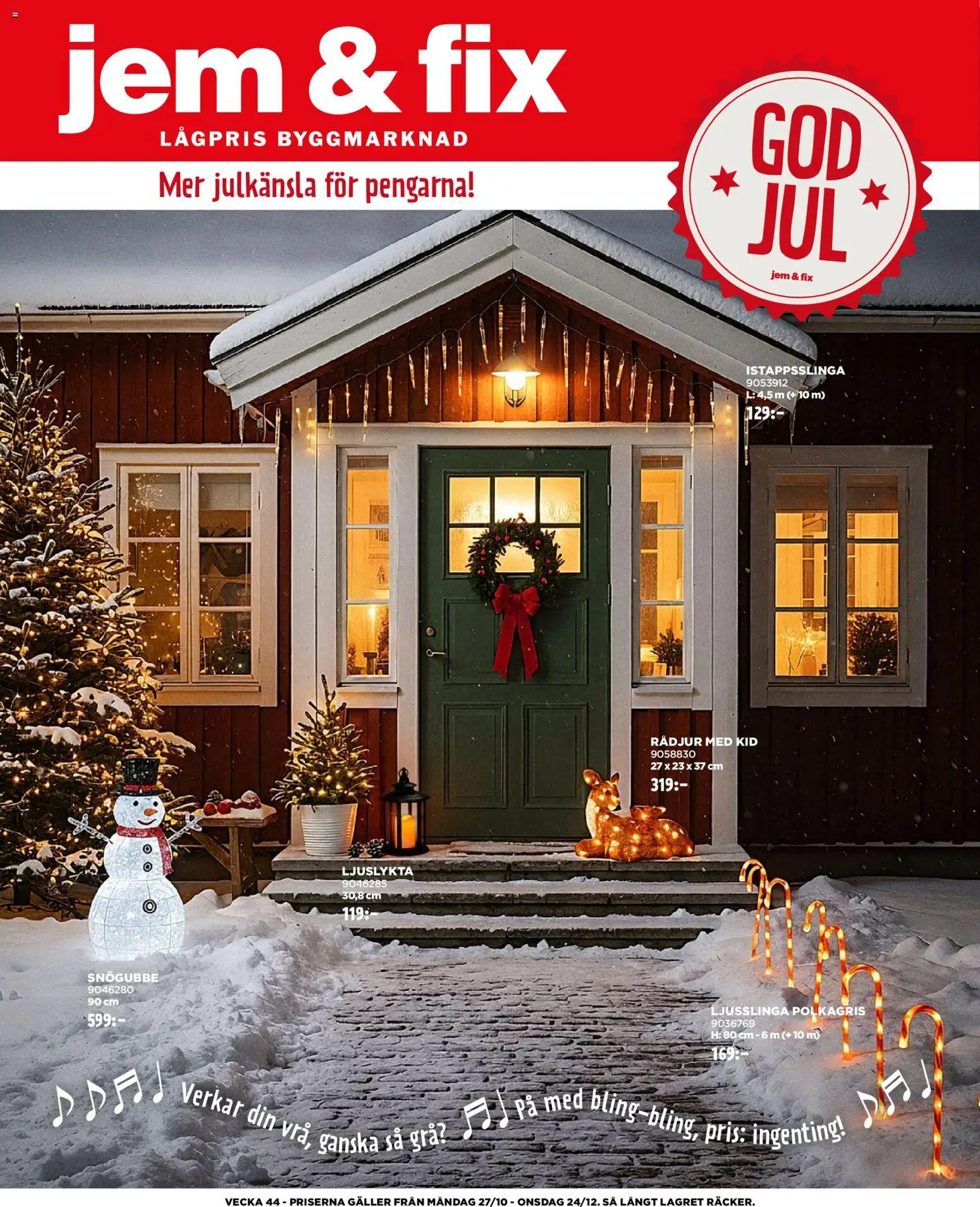 Jem & Fix reklamblad aktuell från 27.10.2025 | Sida: 1