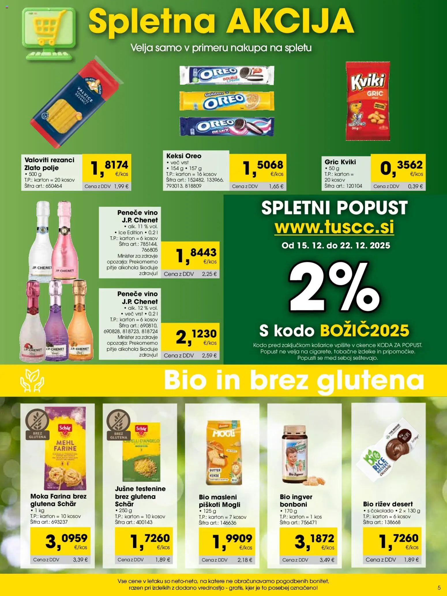 Novi Tuš katalog ponudbe – veljaven od 01.12.2025 | Stran: 5