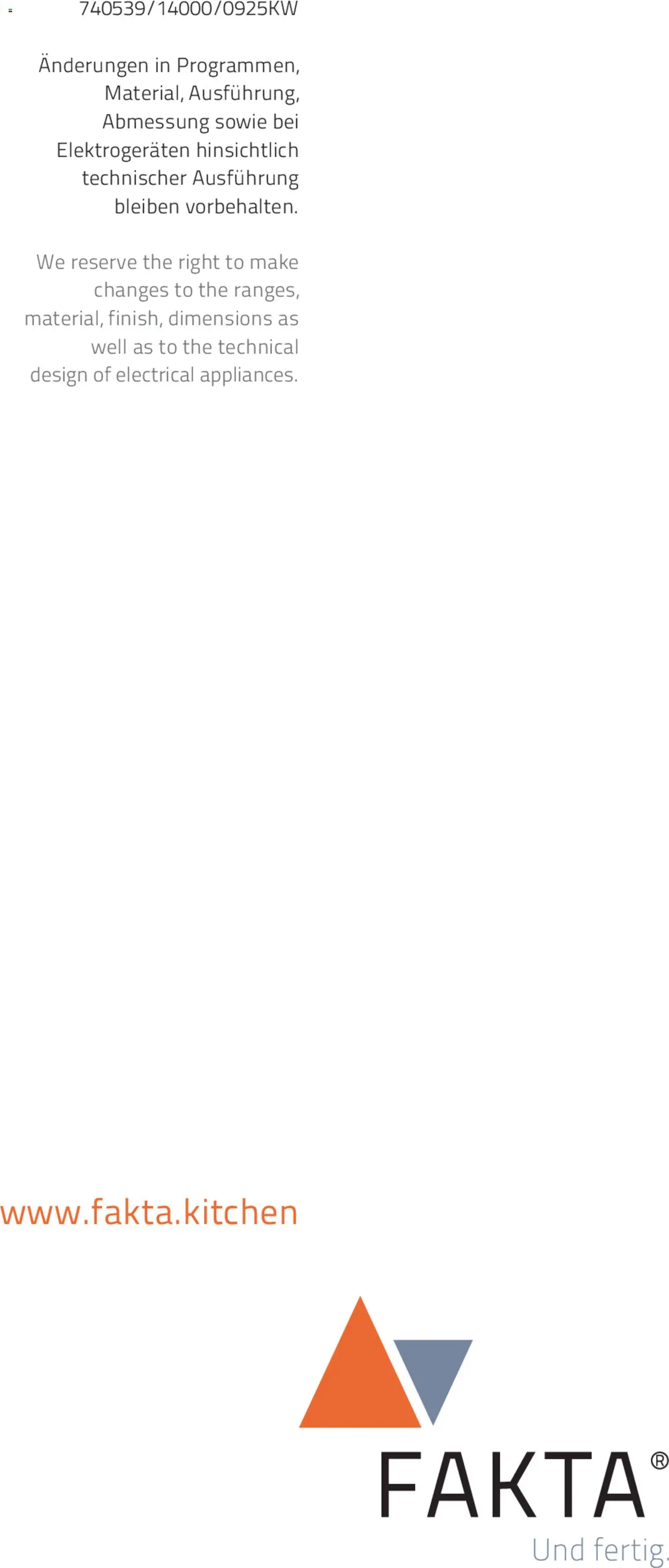 Ostermann Fakta Küchenjournal 2026 – gültig ab 01.01.2026 | Seite: 64