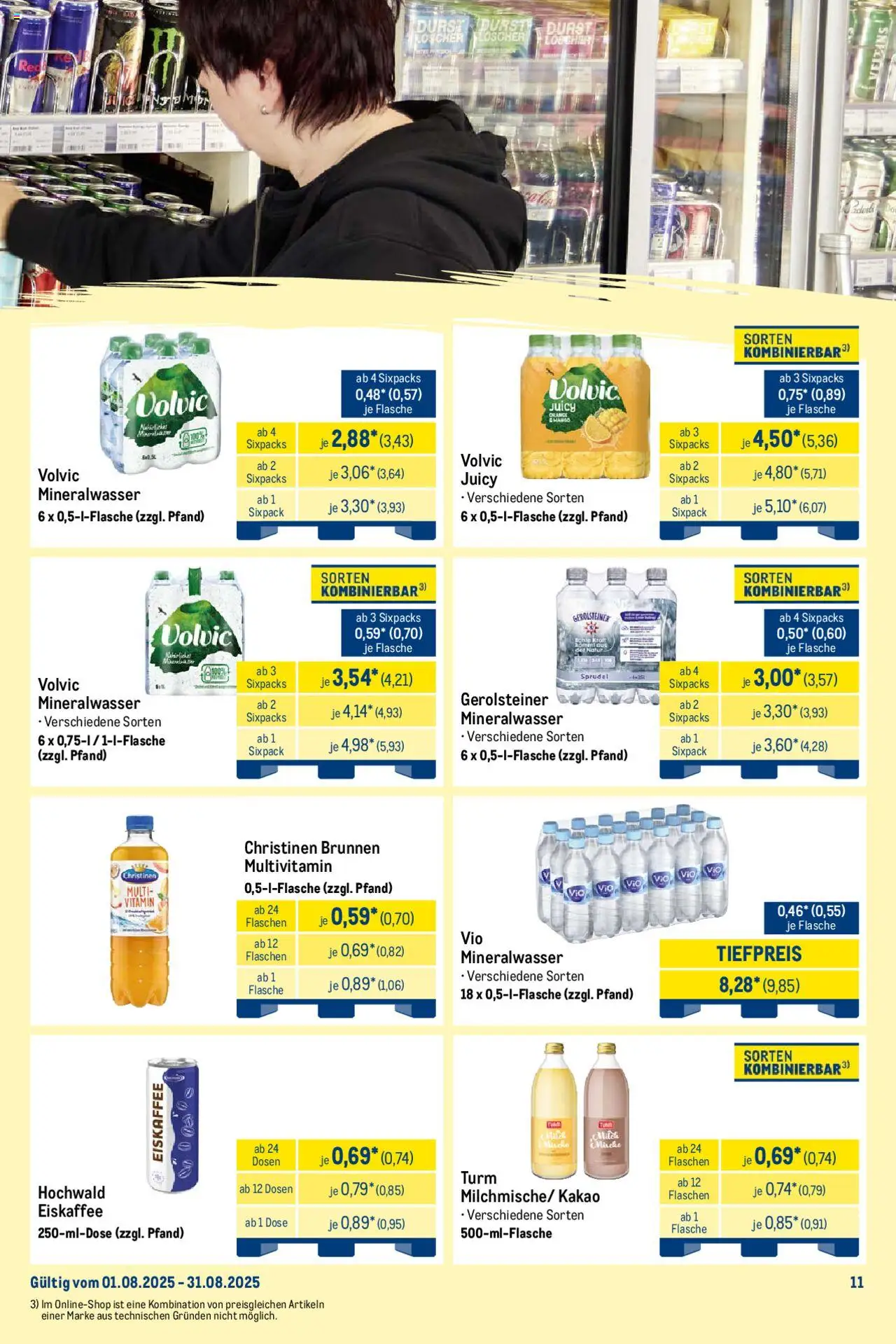 Metro Wochen-Angebote Händler - gültig ab dem 18.08.2025 | Seite: 18 | Produkte: Mineralwasser, Volvic, Gerolsteiner