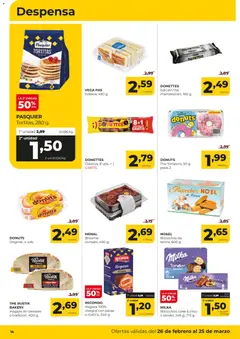 Vista previa Alimerka folleto Asturias válido desde el 26.02.2026 | Página: 14 | Productos: Cereales, Donuts