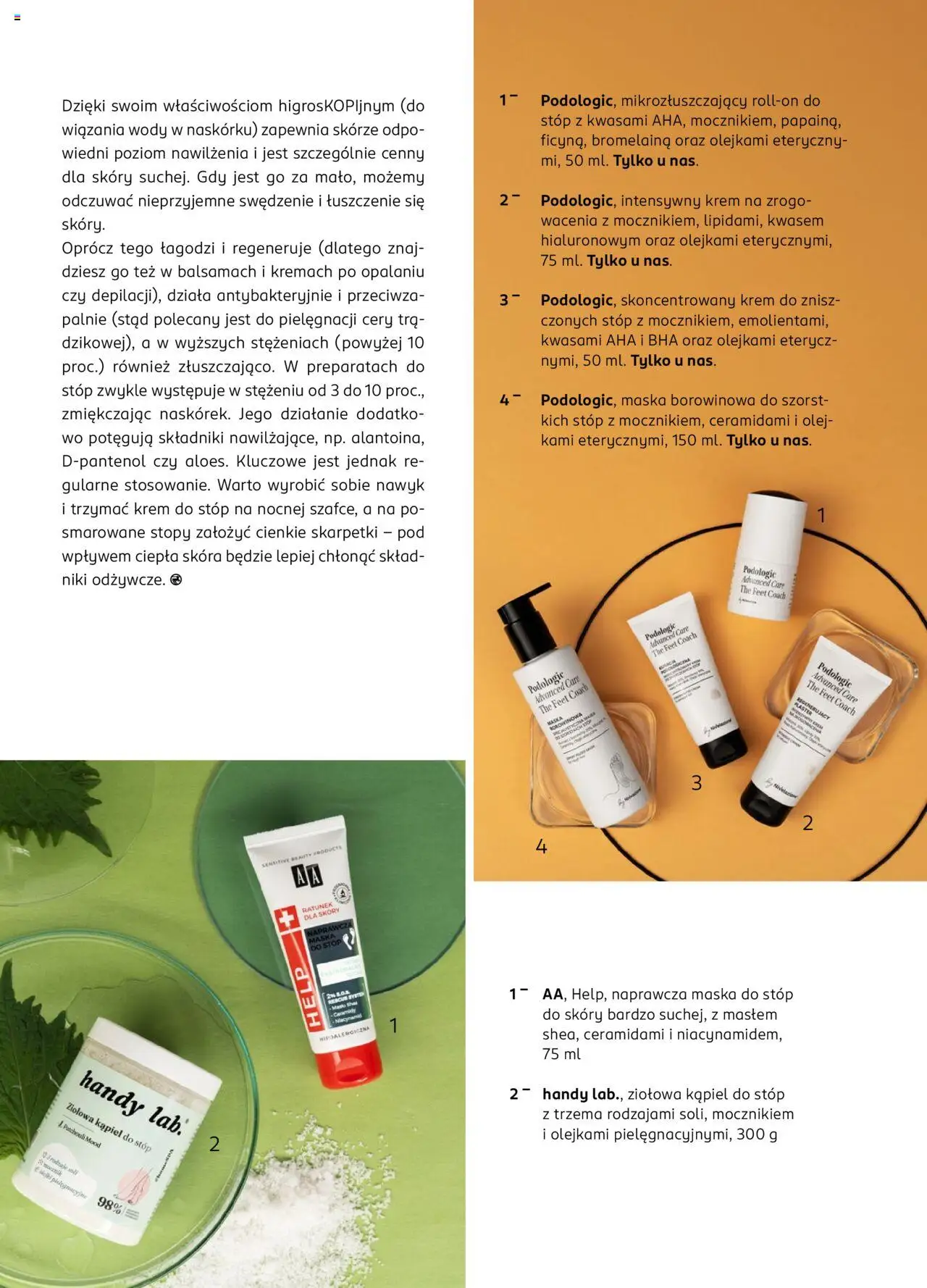 Rossmann Gazetka - Magazyn Moja Drogeria od 10.10.2025 | Strona: 68 | Produkty: Skarpetki, Maska, Krem, Krem do stóp