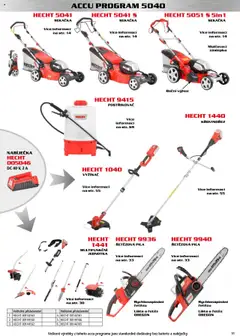 Náhled letáku Hecht katalog - Podzim - zima 2025 od 01.09.2025 | Strana: 51 | Produkty: Hecht, Sekačka, Baterie, Pila